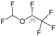 Structural Formula of (R)-Desfluran