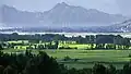 Lower reaches of the Swat River valley