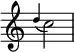 {
\override Score.TimeSignature
#'stencil = ##f
\relative c'' {
\time 2/4
\grace { d4( } c2)
}
}