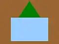 The distinguishing patch of the 42nd Battalion (Royal Highlanders of Canada), CEF