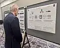 Poster boards displayed at AEA 2025