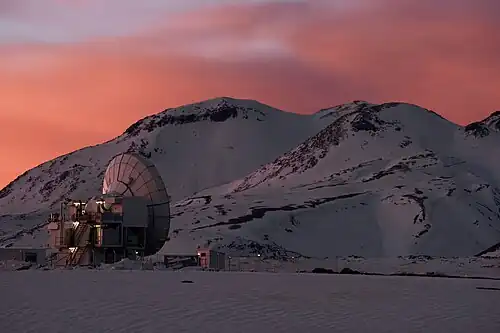 APEX and snowy Chajnantor.[13]
