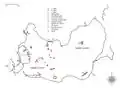 Map of Acrocorinth