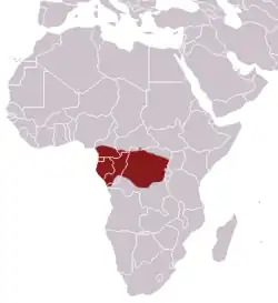 Map of range