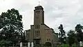 Aknīste catholic church. Built in the 1930s