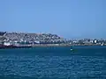 View of the Kasbah from Sablat Beach