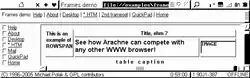 Arachne in CGA mode