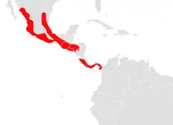 Map of range