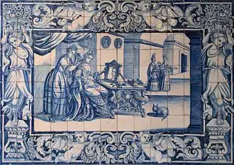 17th century panel.