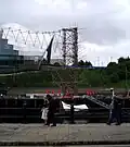 The Gateshead tower of the sculpture