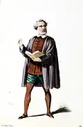 Mathéus in Grisar's Le Carillonneur de Bruges (1852)