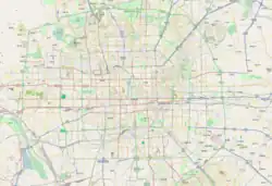 2022 Beijing Sitong Bridge protest is located in central Beijing