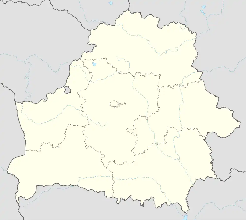 Parychy is located in Belarus