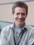 man wearing a gray shirt