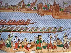 Image 6Hlei pyaingbwè - a Burmese regatta (from Culture of Myanmar)