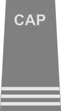 Civil Air Patrol rank insignia of a senior flight officer.