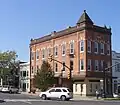 1 N. Main - Allman Block, Romanesque Revival, 1891, (Amos Allman Building)(N)