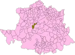 Map of Cañaveral
