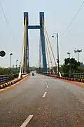 The cable bridge connecting Aldona and Corjuem