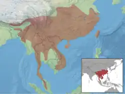 Map of range