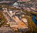 Carpenter plant, circa 2010, looking north.