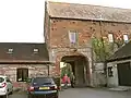 Arch from within courtyard