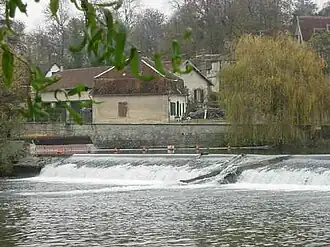 The River Seine in Chappes