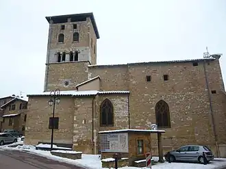 The church in Charnay