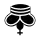 d3 black upside-down king