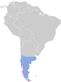 Map of range