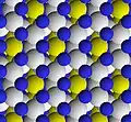 Chlorite structure viewed along [001] showing pseudohexagonal structure