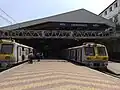 Platforms extend beyond the canopy