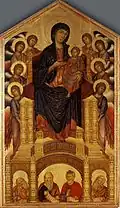 Cimabue Maestà, 1280–1285, Uffizi Gallery, Florence