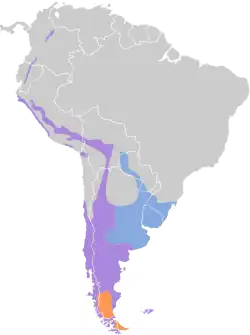 Map of range
