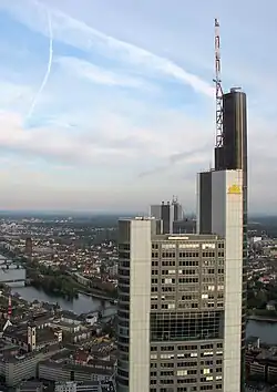 Seen from the top of the Main Tower