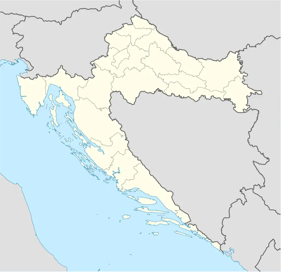 Gradna is located in Croatia