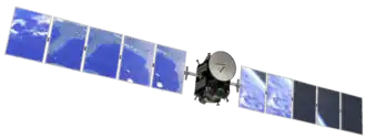 Dawn seen ion drive firing