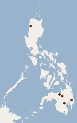 Map of range