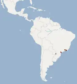 Map of range