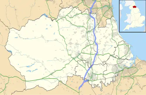 Staindrop is located in County Durham