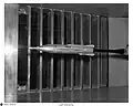 Test of Project FIRE model in Unitary Plan Wind Tunnel