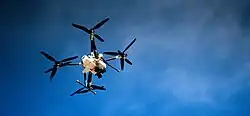 Drone in flight