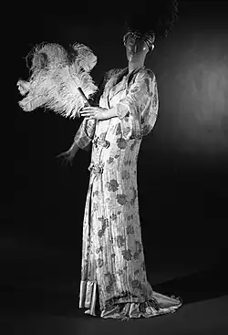 Evening coat by Paul Poiret (c. 1912), silk and metal, Metropolitan Museum of Art, New York City