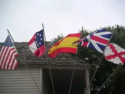 Image 34Five flags of Florida, not including the current State Flag. (from History of Florida)