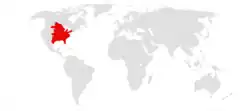 Map of range