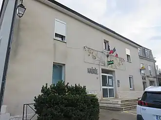 The town hall in Gendrey