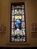 Stained glass window 4: St. Mary