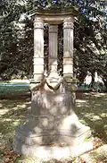 Petermann's grave at the cemetery of Gotha