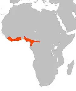 Map of range