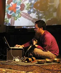 Davis at Higgins Alley in Missoula, Montana, June 2006